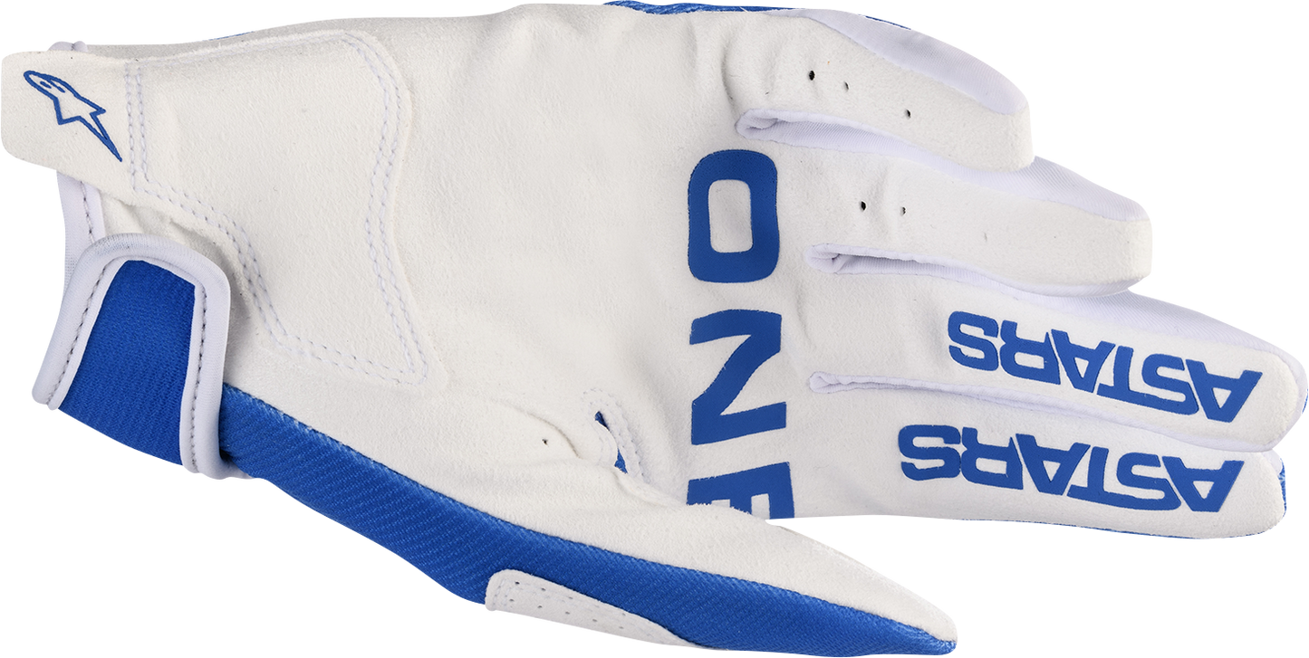 Мотокрос ръкавици ALPINESTARS RADAR BLUE/WHITE