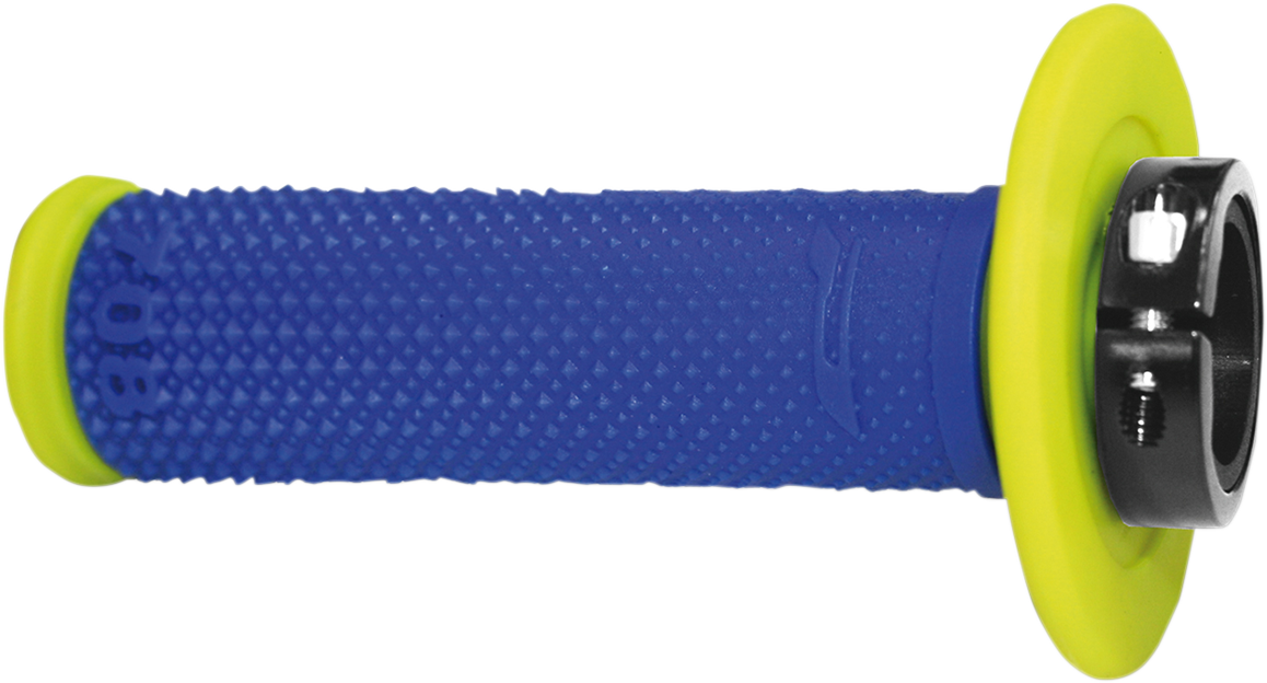 Мотокрос ръкохватки PROGRIP 708 Lock-On Locking BLUE/FLUO YELLOW
