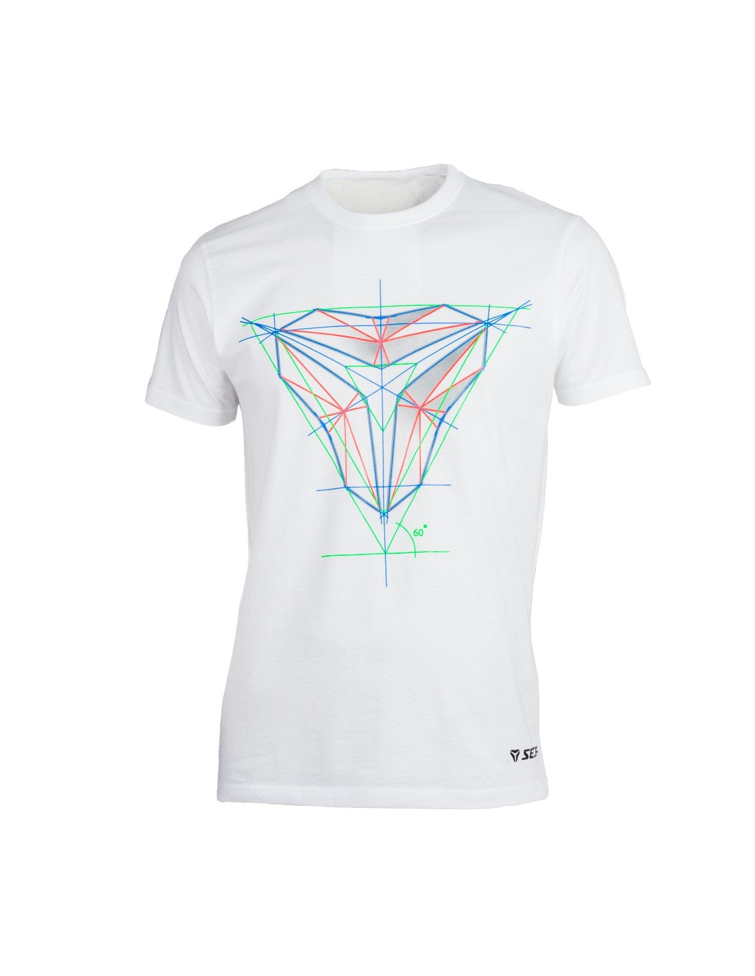МОТО ТЕНИСКА SECA GEO SIGN WHITE
