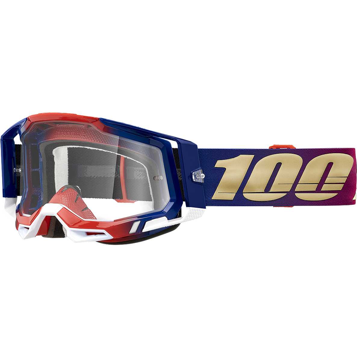 Мотокрос очила 100% RACECRAFT2 UNITED - CLEAR