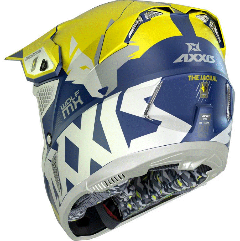 Мотокрос каска AXXIS WOLF JACKAL A3