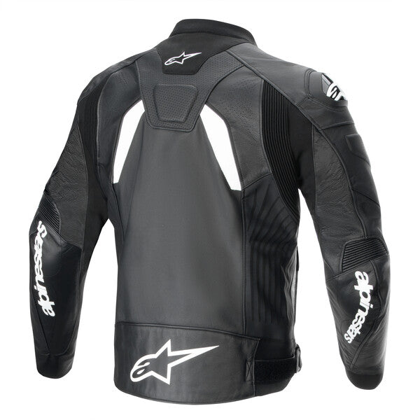 Кожено яке ALPINESTARS GP PLUS R V4 Airflow BLACK/WHITE