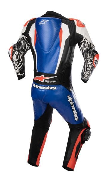 Кожен екип ALPINESTARS RACING ABSOLUTE V2 BLACK/FLUO BLUE