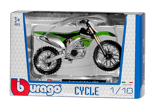 Мотоциклет играчка KAWASAKI CROSS 1:18