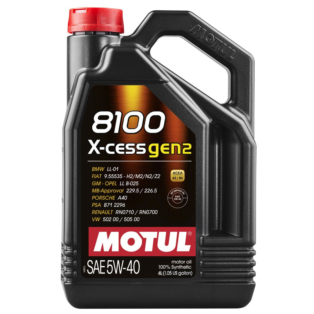 MOTUL 8100 X-CESS GEN2 5W40-4L