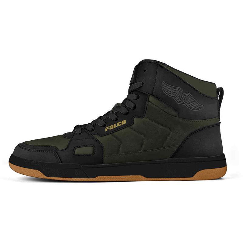 Дамски мото боти FALCO HARLEM ARMY GREEN
