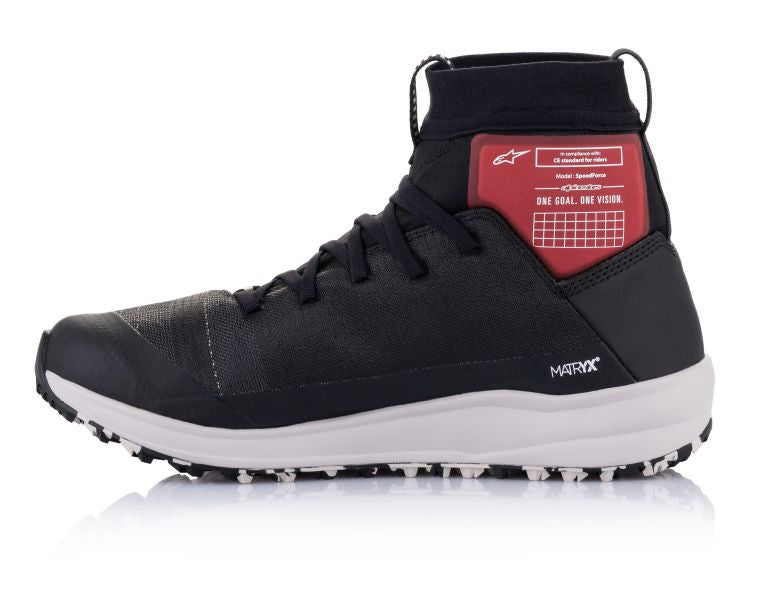 Мото кецове ALPINESTARS SPEEDFORCE BLACK/WHITE/RED