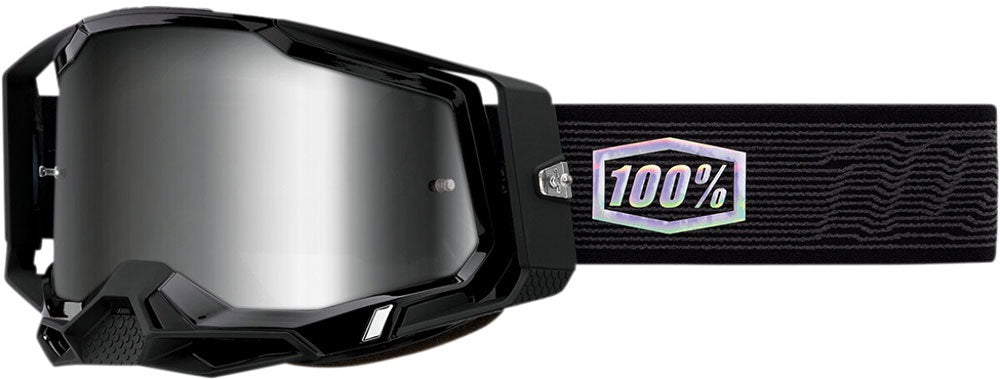 Мотокрос очила 100% RACECRAFT TOPO BLACK/SILVER MIRROR