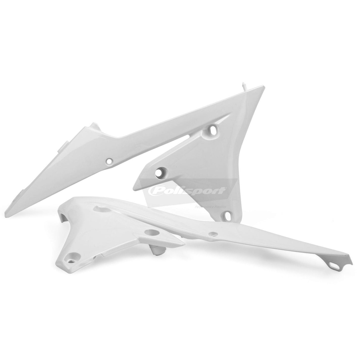 Пластмасови капаци за радиатор Polisport Yamaha YZ250F/YZ450F - 2006-09 WHITE