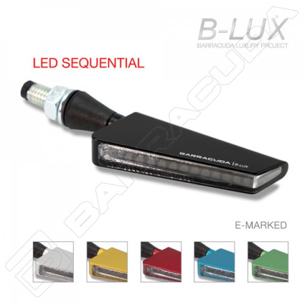 LED мото мигачи BARRACUDA SQ-LED B-LUX GOLD