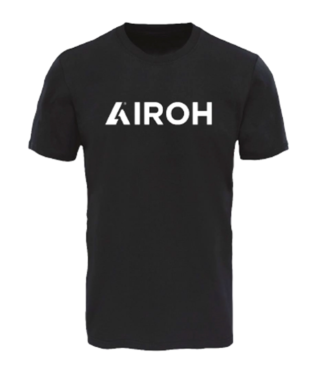 Мото тениска AIROH BLACK