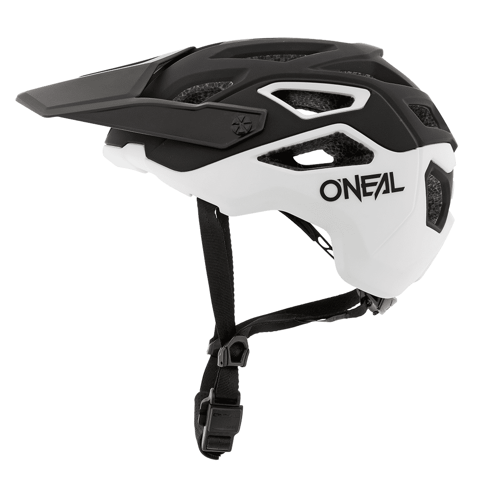 Вело каска O'NEAL PIKE SOLID BLACK/WHITE