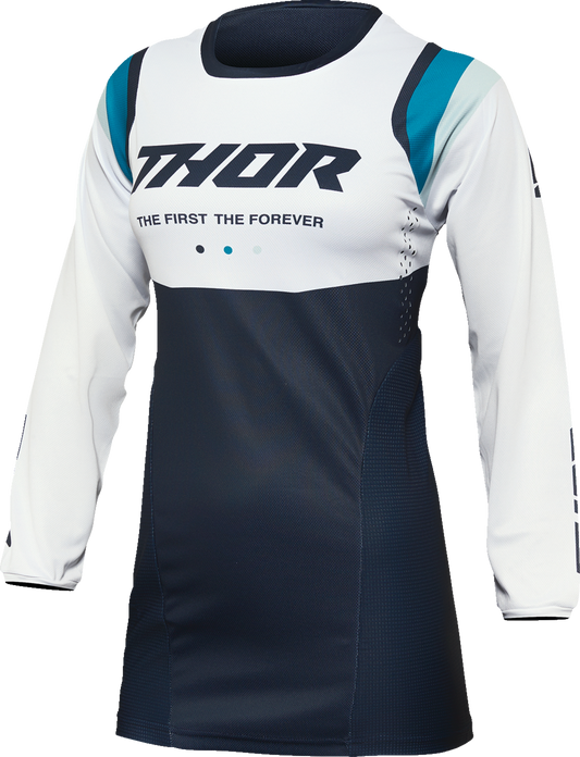 Дамско мотокрос джърси THOR WOMEN'S PULSE REV Blue, White