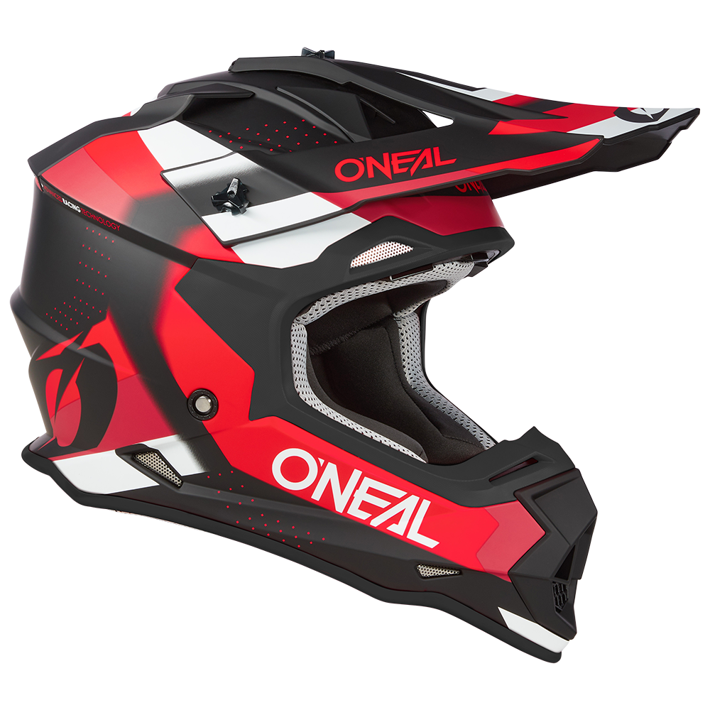 Мотокрос каска O'NEAL 2SERIES SPYDE V.23 BLACK/RED/WHITE