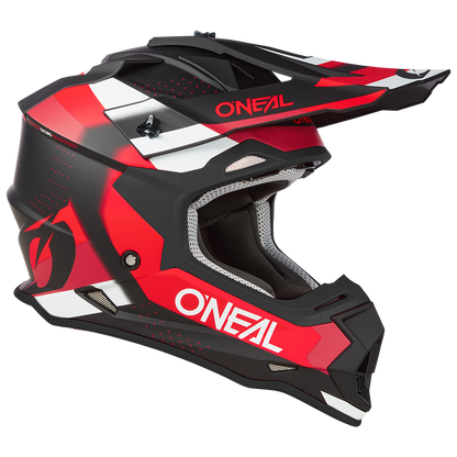 Мотокрос каска O'NEAL 2SERIES SPYDE V.23 BLACK/RED/WHITE