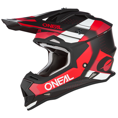 Мотокрос каска O'NEAL 2SERIES SPYDE V.23 BLACK/RED/WHITE