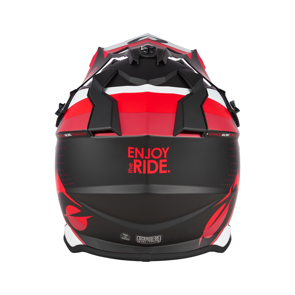 Мотокрос каска O'NEAL 2SERIES SPYDE V.23 BLACK/RED/WHITE