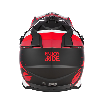 Мотокрос каска O'NEAL 2SERIES SPYDE V.23 BLACK/RED/WHITE