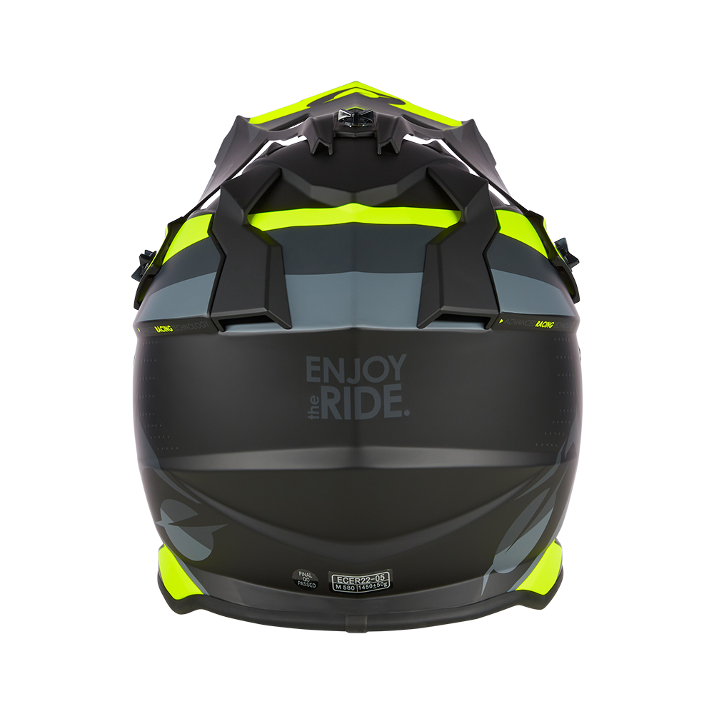 Мотокрос каска O'NEAL 2SERIES SPYDE V.23 BLACK/GRAY/NEON YELLOW
