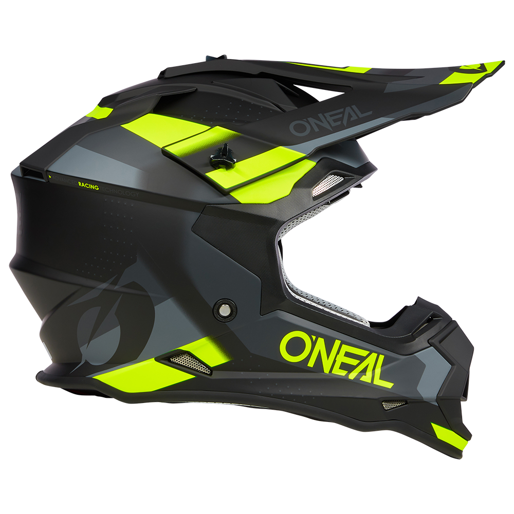 Мотокрос каска O'NEAL 2SERIES SPYDE V.23 BLACK/GRAY/NEON YELLOW