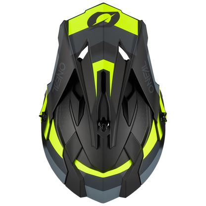 Мотокрос каска O'NEAL 2SERIES SPYDE V.23 BLACK/GRAY/NEON YELLOW