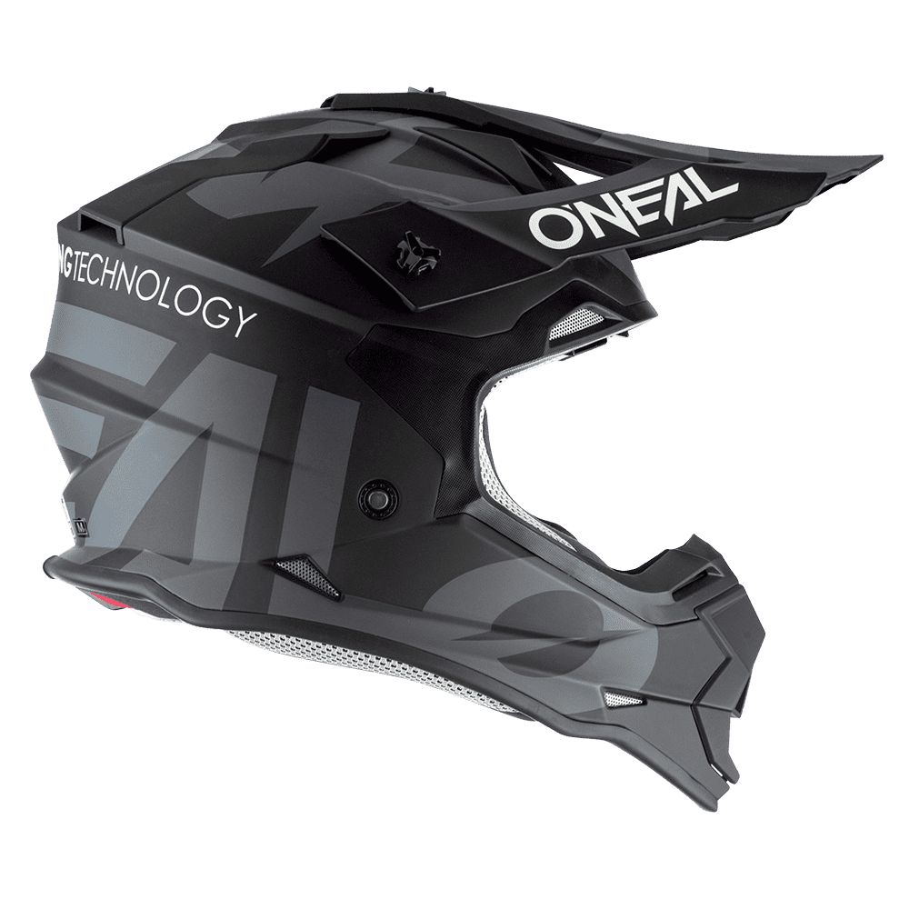 Мотокрос каска O'NEAL 2SERIES SLICK V.23 BLACK/GRAY