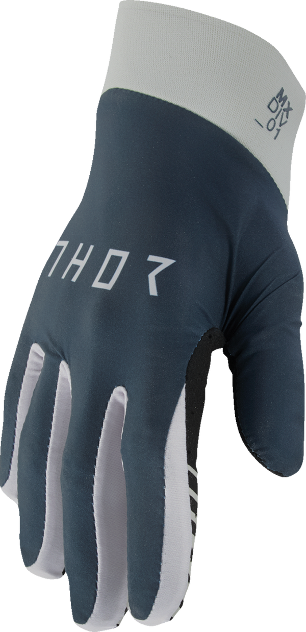 Мотокрос ръкавици THOR AGILE SOLID MIDNIGHT/GRAY