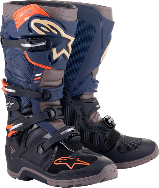 Мотокрос ботуши ALPINESTARS Tech 7 Enduro Drystar® NAVY/GY