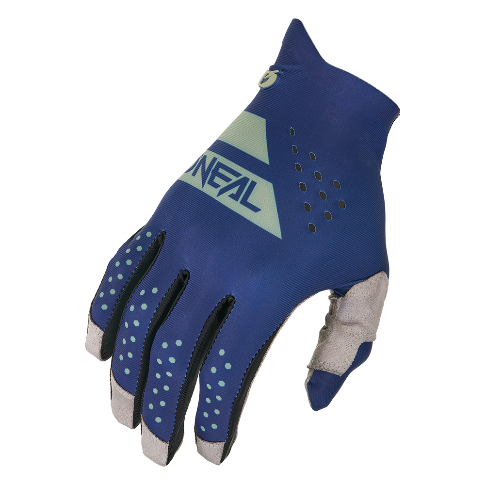 Мотокрос ръкавици O'NEAL PIN IT SLIP ON BLUE/GREEN V.26