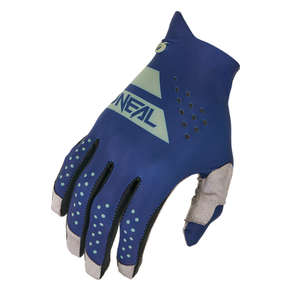 Мотокрос ръкавици O'NEAL PIN IT SLIP ON BLUE/GREEN V.26