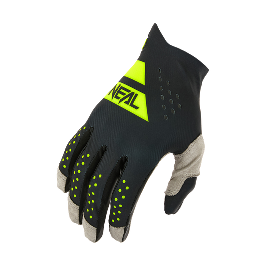 Мотокрос ръкавици O'NEAL PIN IT SLIP ON BLACK/NEON YELLOW V.26