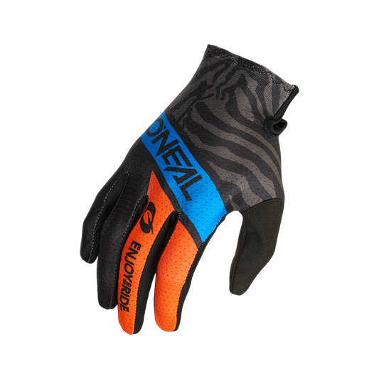 Детски мотокрос ръкавици O’NEAL MATRIX SHOCKER BLUE/ORANGE V.25
