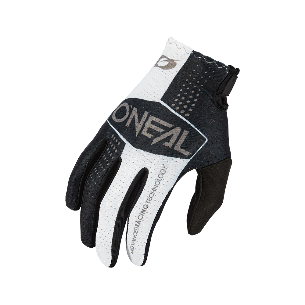 Мотокрос ръкавици O'NEAL MATRIX SPLIT BLACK/WHITE V.25