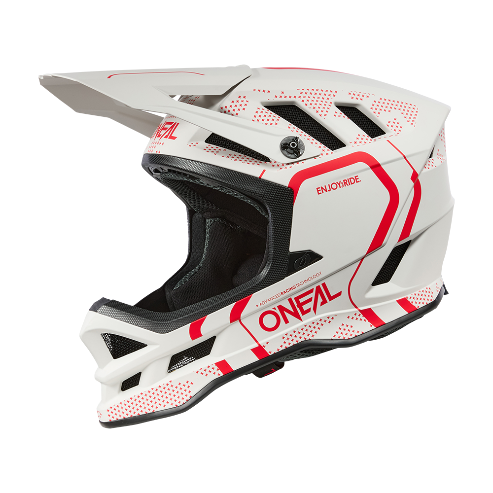 Вело каска O'NEAL BLADE STRIKE WHITE/RED V.25
