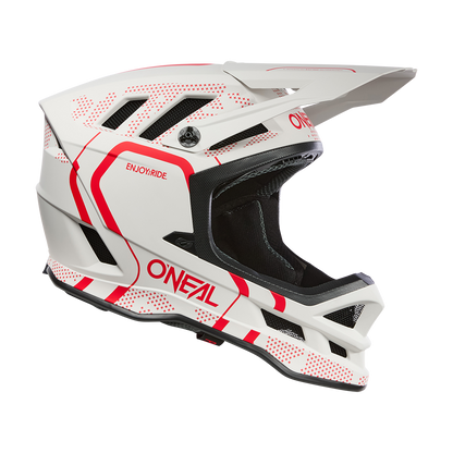 Вело каска O'NEAL BLADE STRIKE WHITE/RED V.25