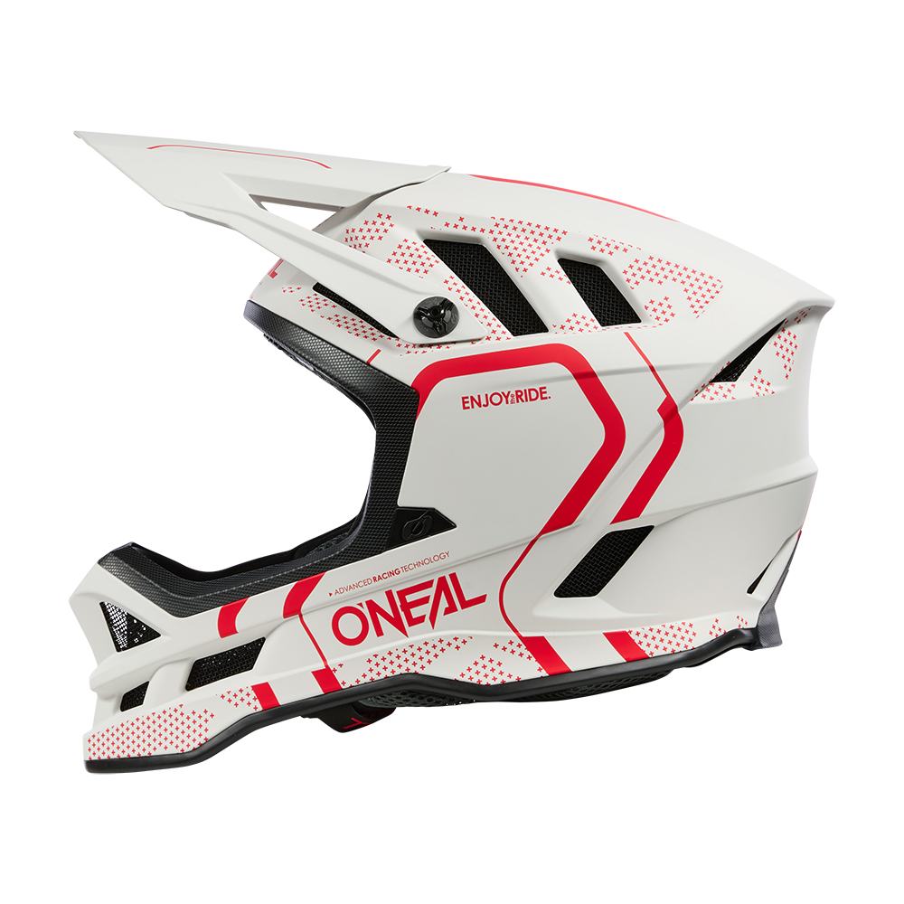 Вело каска O'NEAL BLADE STRIKE WHITE/RED V.25