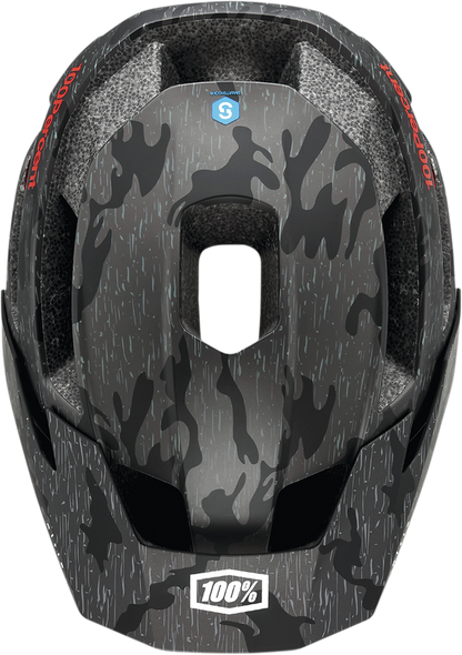 Вело каска 100% ALTIS GRAY/RED