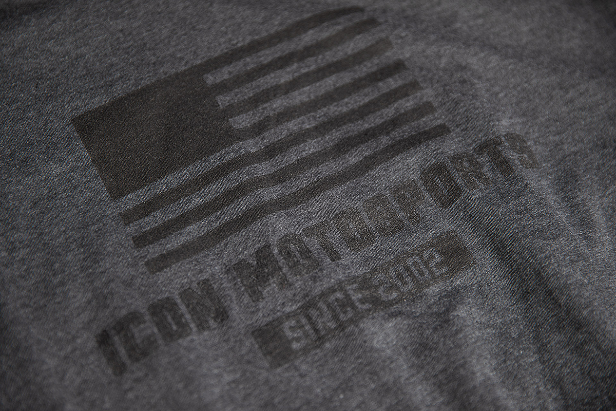 Мото тениска ICON OGP - CHARCOAL