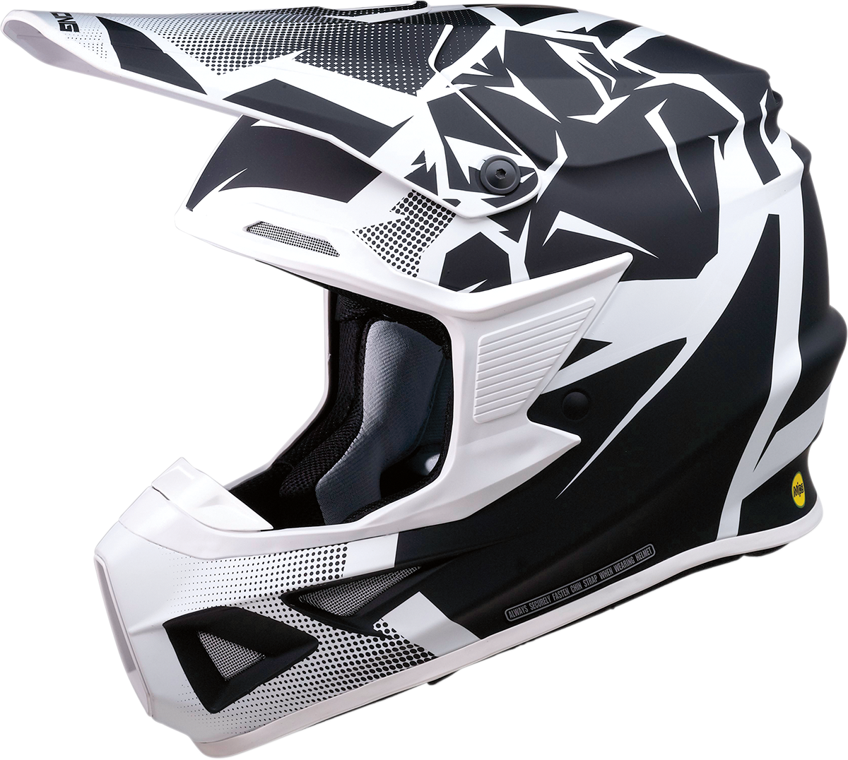 Мотокрос каска MOOSE RACING FI AGROID WHITE