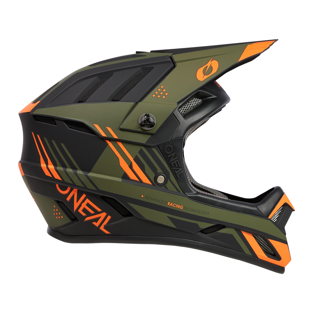 Вело каска O'NEAL BACKFLIP STRIKE V.23 BLACK/ORANGE/OLIVE