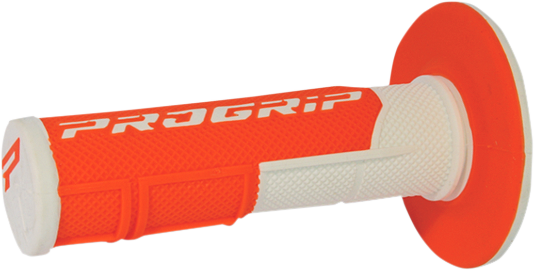 Мотокрос ръкохватки PROGRIP Double Density WHITE / FLUO ORANGE