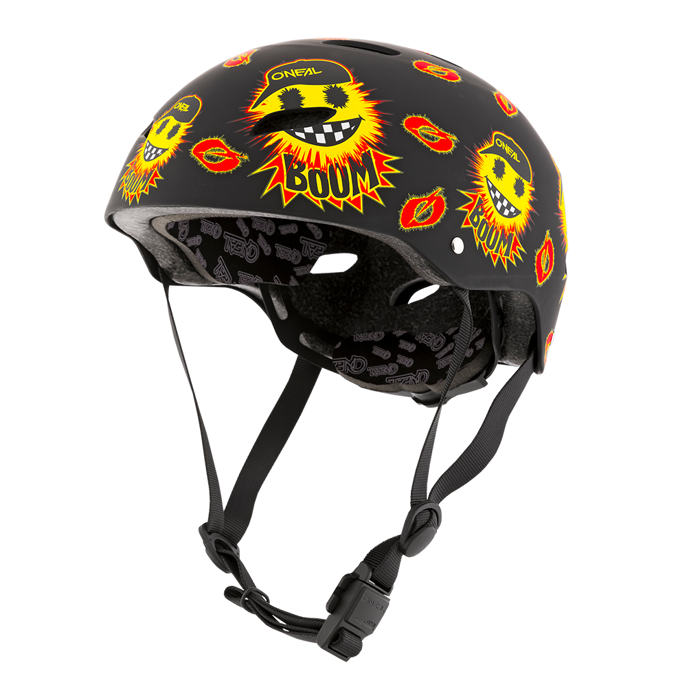 Детска вело каска O'NEAL DIRT LID EMOJI BLACK/YELLOW