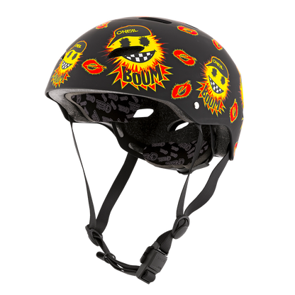 Детска вело каска O'NEAL DIRT LID EMOJI BLACK/YELLOW