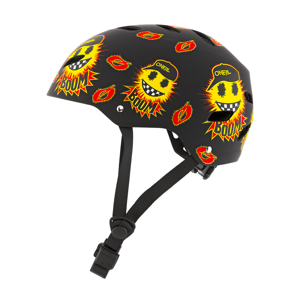 Детска вело каска O'NEAL DIRT LID EMOJI BLACK/YELLOW