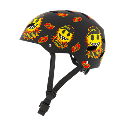 Детска вело каска O'NEAL DIRT LID EMOJI BLACK/YELLOW