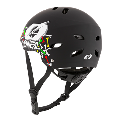 Детска вело каска O'NEAL DIRT LID SKULLS BLACK/MULTI