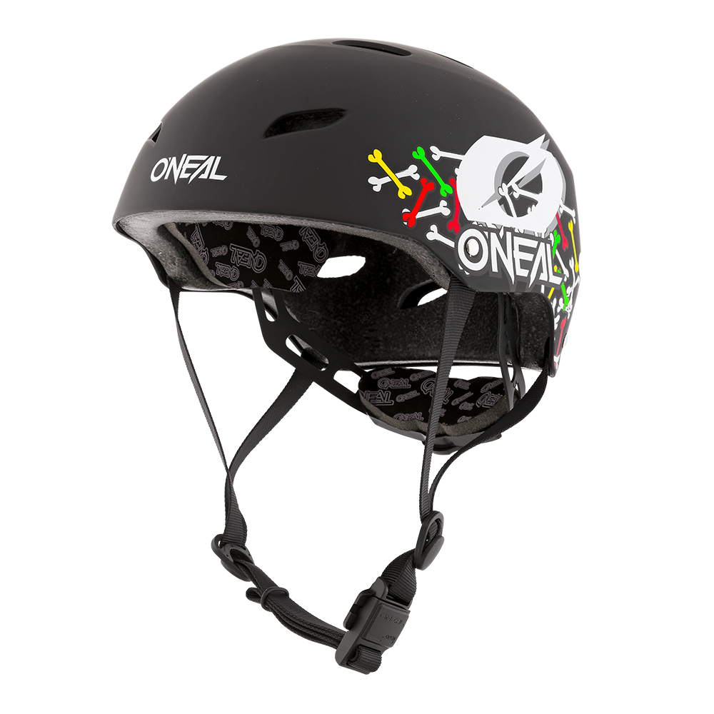 Детска вело каска O'NEAL DIRT LID SKULLS BLACK/MULTI