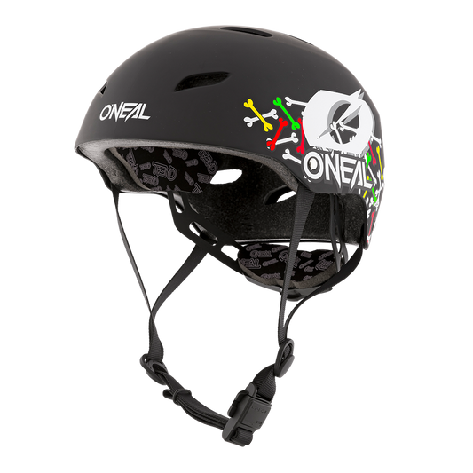 Детска вело каска O'NEAL DIRT LID SKULLS BLACK/MULTI