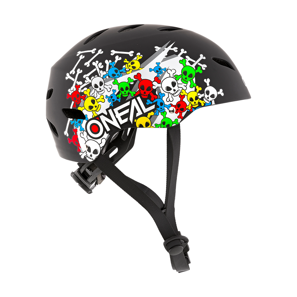 Детска вело каска O'NEAL DIRT LID SKULLS BLACK/MULTI