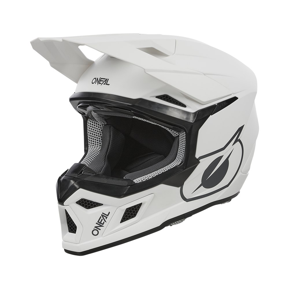 Мотокрос каска O'NEAL 3SERIES SOLID WHITE V.24